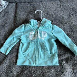GAP Kids Aqua Zip-Up Hoodie